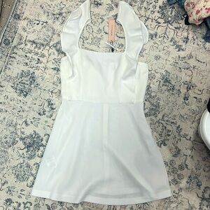 BCBGeneration White formal dress